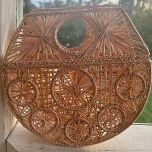 Straw Bag by Good Hart EUC